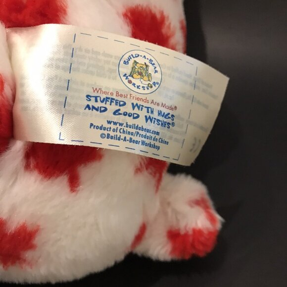 Build A Bear Canada Red & White Maple Leaf Stuffed Plush Canadian - Picture 8 of 9